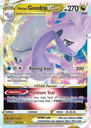 Hisuian Goodra VSTAR (136) - SLO - Ultra Rare - Holofoil