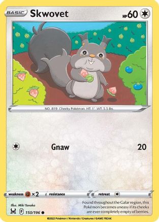 Skwovet (150/196) - SLO  - Common - Reverse Holofoil