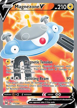 Magnezone V (Full Art) (175/196) - SLO  - Ultra Rare - Holofoil