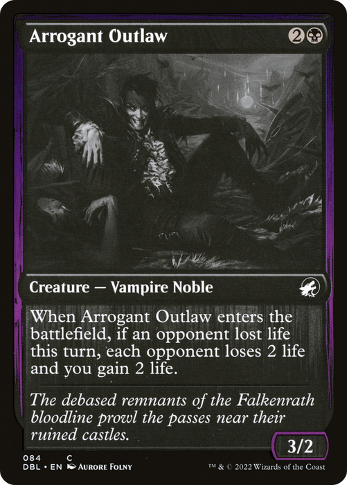 Arrogant Outlaw (DBL-084) - common - Foil