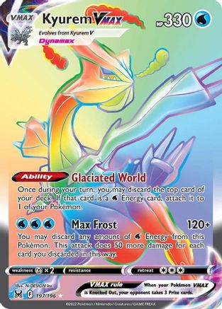 Kyurem VMAX (Secret) (197/196) - SLO  - Secret Rare - Holofoil
