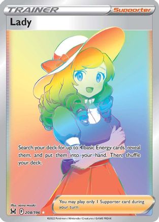 Lady (Secret) (208/196) - SLO  - Secret Rare - Holofoil