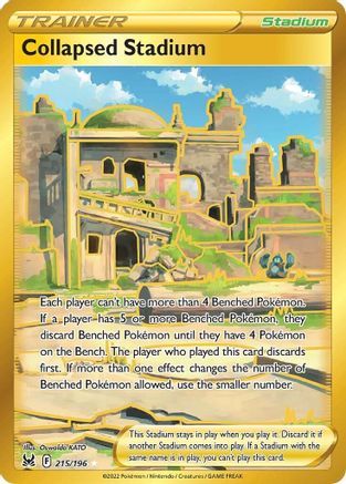 Collapsed Stadium (Secret) (215/196) - SLO  - Secret Rare - Holofoil