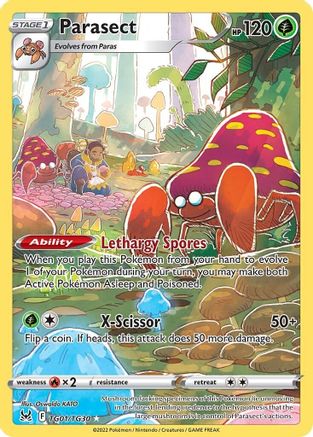 Parasect (TG01/TG30) - SLOTG  - Ultra Rare - Holofoil