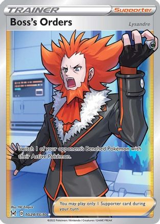 Boss's Orders (TG24/TG30) - SLOTG  - Ultra Rare - Holofoil
