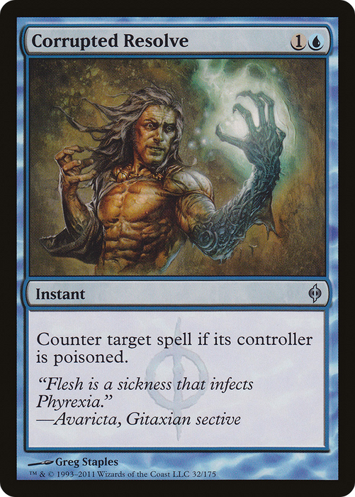 Corrupted Resolve (NPH-032) - uncommon - Foil