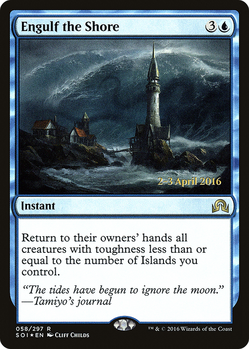 Engulf the Shore (PRE-58S) - rare - Foil