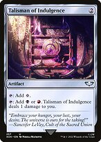 Talisman of Indulgence (40K-257) - uncommon