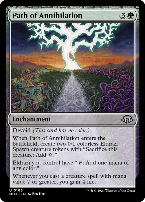 Path of Annihilation (MH3-165) - uncommon: (devoid) - Foil