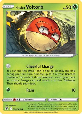 Hisuian Voltorb (002/189) - DE  - Promo - Holofoil