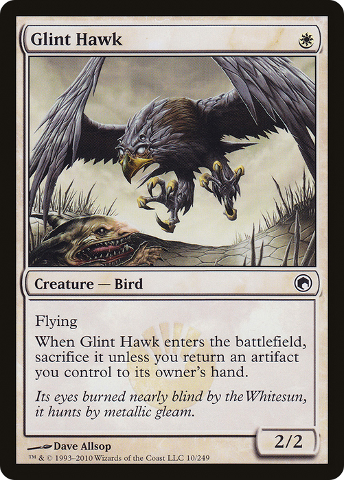 Glint Hawk (SOM-010) - common - Foil
