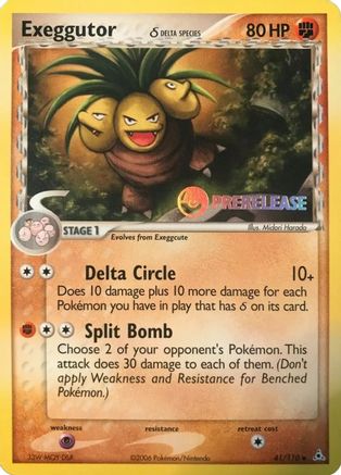 Exeggutor (Delta Species) (041/110) - NP  - Promo