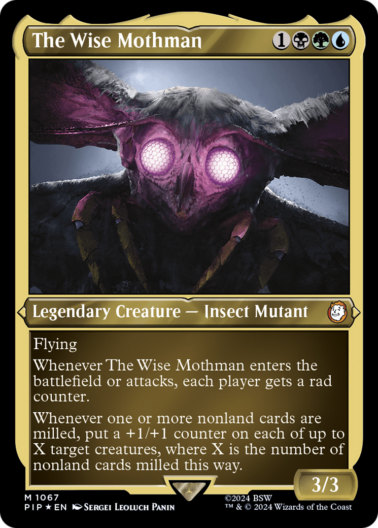The Wise Mothman (PIP-1067) - mythic - Etched Foil