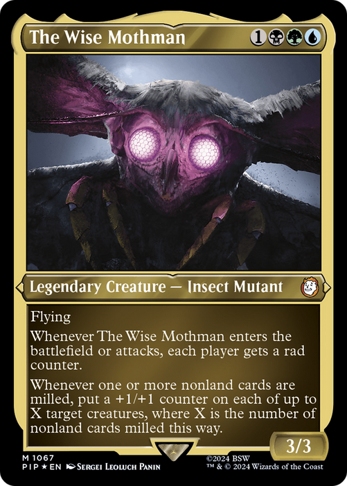 The Wise Mothman (PIP-1067) - mythic - Etched Foil