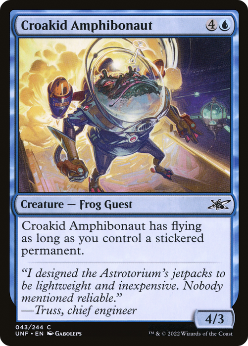 Croakid Amphibonaut (UNF-043) - common - Foil