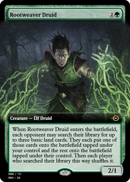 Rootweaver Druid (PRM-86030) - rare - Foil