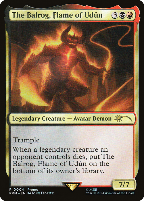 The Balrog, Flame of Udûn (UMP-004) - rare - Foil