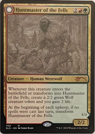 Huntmaster of the Fells // Ravager of the Fells (SLD-700) - mythic