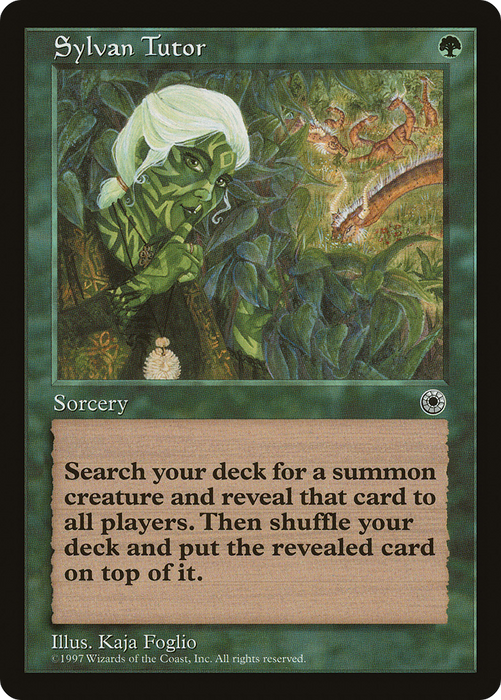 Sylvan Tutor (POR-188) - rare