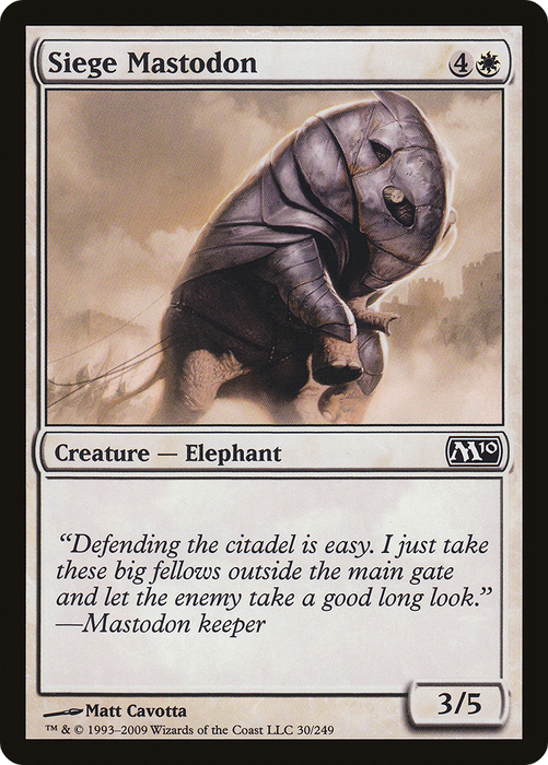 Siege Mastodon (M10-030) - common