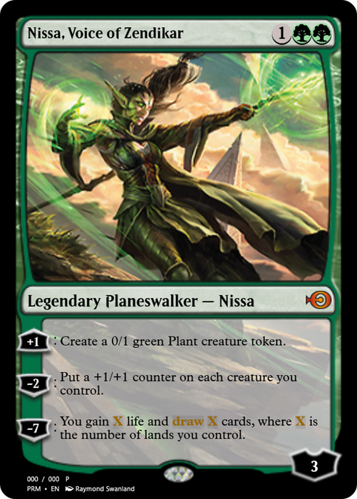 Nissa, Voice of Zendikar (PRM-62511) - mythic - Foil