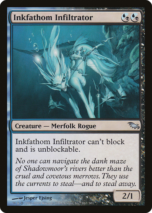 Inkfathom Infiltrator (SHM-167) - uncommon - Foil