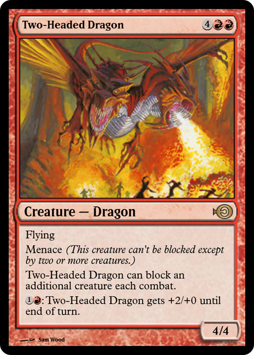 Two-Headed Dragon (PRM-36156) - rare - Foil