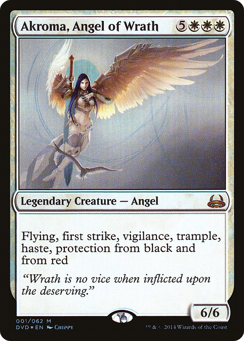 Akroma, Angel of Wrath (DD3-001) - mythic - Foil