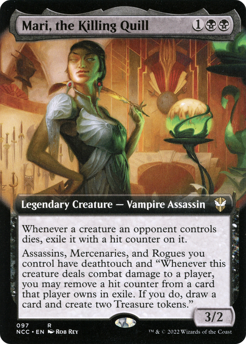 Mari, the Killing Quill (NCC-097) - rare: (Extended Art) - Foil