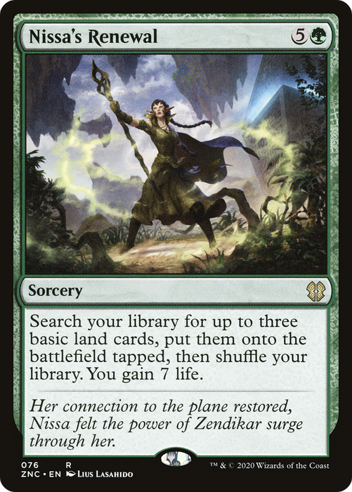 Nissa's Renewal (ZNC-076) - rare
