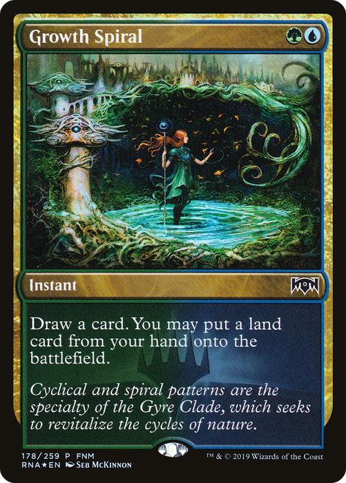 Growth Spiral (FNM-178) - common - Foil