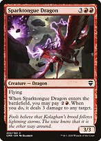 Sparktongue Dragon (CMR-202) - common