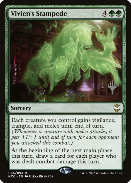 Vivien's Stampede (PNCC-65P) - rare - Foil