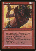Incinerate (ARENA-002) - rare