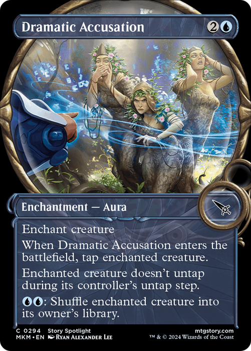 Dramatic Accusation (MKM-294) - common: (Showcase) - Foil