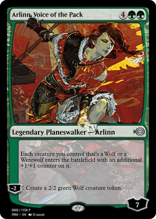 Arlinn, Voice of the Pack (PRM-72239) - uncommon