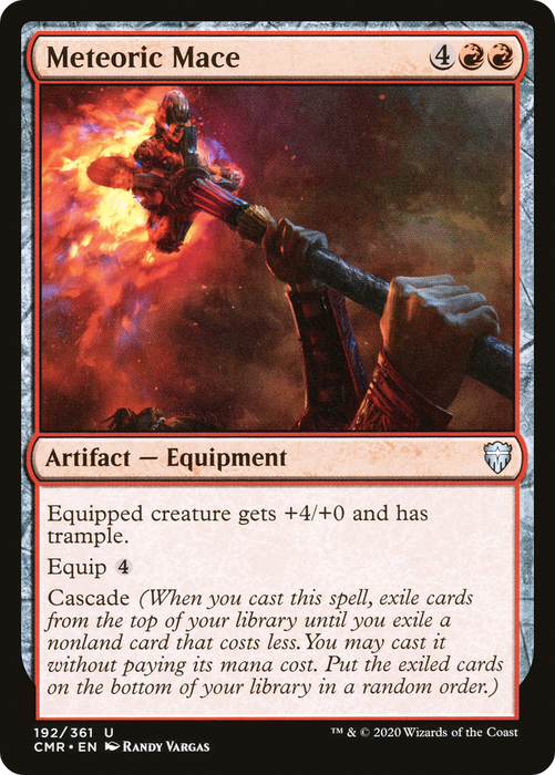 Meteoric Mace (CMR-192) - uncommon - Foil