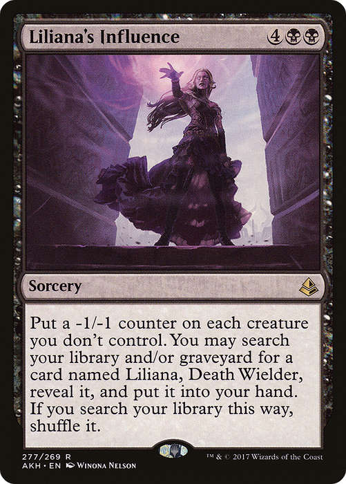 Liliana's Influence (AKH-277) - rare