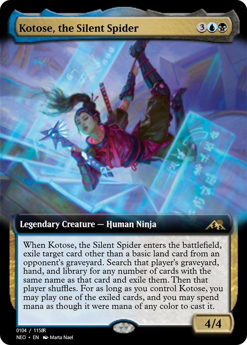 Kotose, the Silent Spider (PRM-98071) - rare - Foil