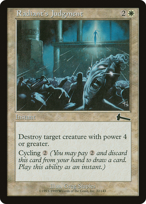 Radiant's Judgment (ULG-022) - common - Foil