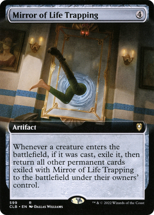 Mirror of Life Trapping (CLB-599) - rare: (Extended Art)