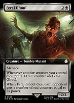 Feral Ghoul (PIP-909) - rare: (Extended Art) - Foil