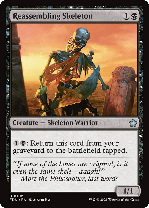 Reassembling Skeleton (FDN-182) - uncommon - Foil