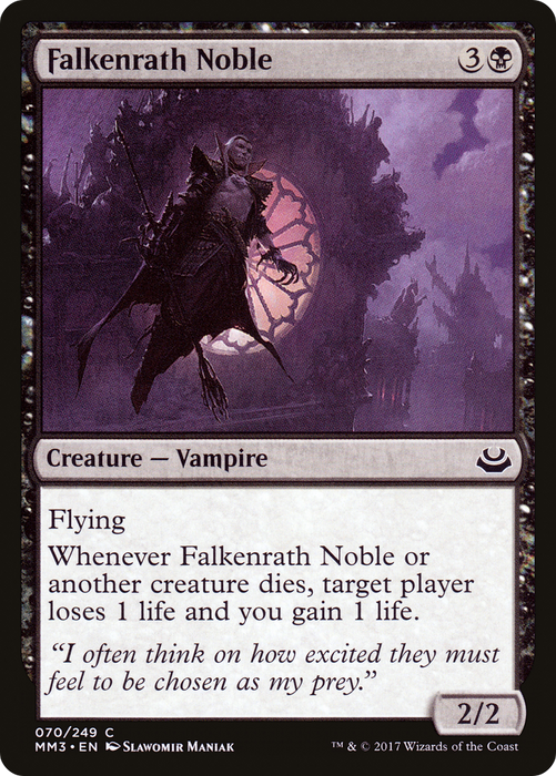 Falkenrath Noble (MM3-070) - common - Foil