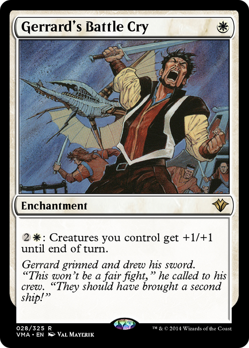 Gerrard's Battle Cry (VMA-028) - rare