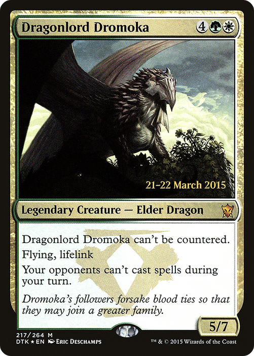 Dragonlord Dromoka (PRE-217S) - mythic - Foil