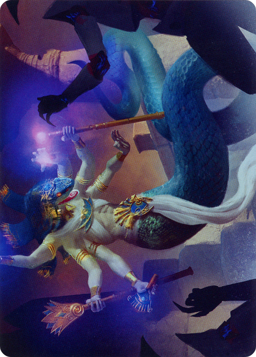 Imoti, Celebrant of Bounty // Imoti, Celebrant of Bounty (AMOM-079) - common (Borderless) - Foil