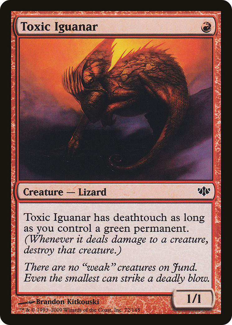 Toxic Iguanar (CON-072) - common