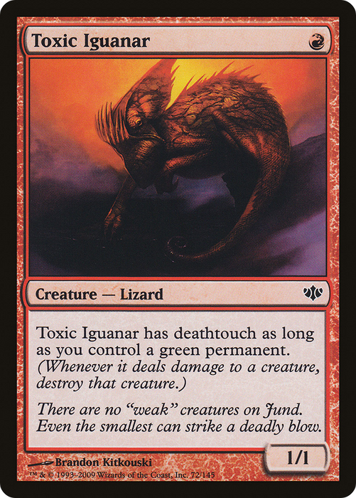 Toxic Iguanar (CON-072) - common - Foil