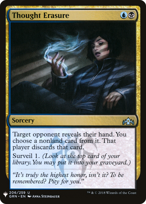 Thought Erasure (LIST-GRN-206) - uncommon